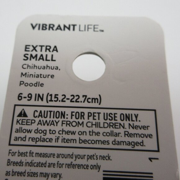 Vibrant Life Dog Collar XS Olive Green Reflective Premium Comfort Metal Buckle - Picture 12 of 12